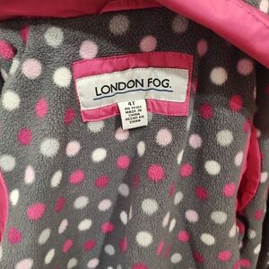 London Fog Polka Dot Fleece Jacket